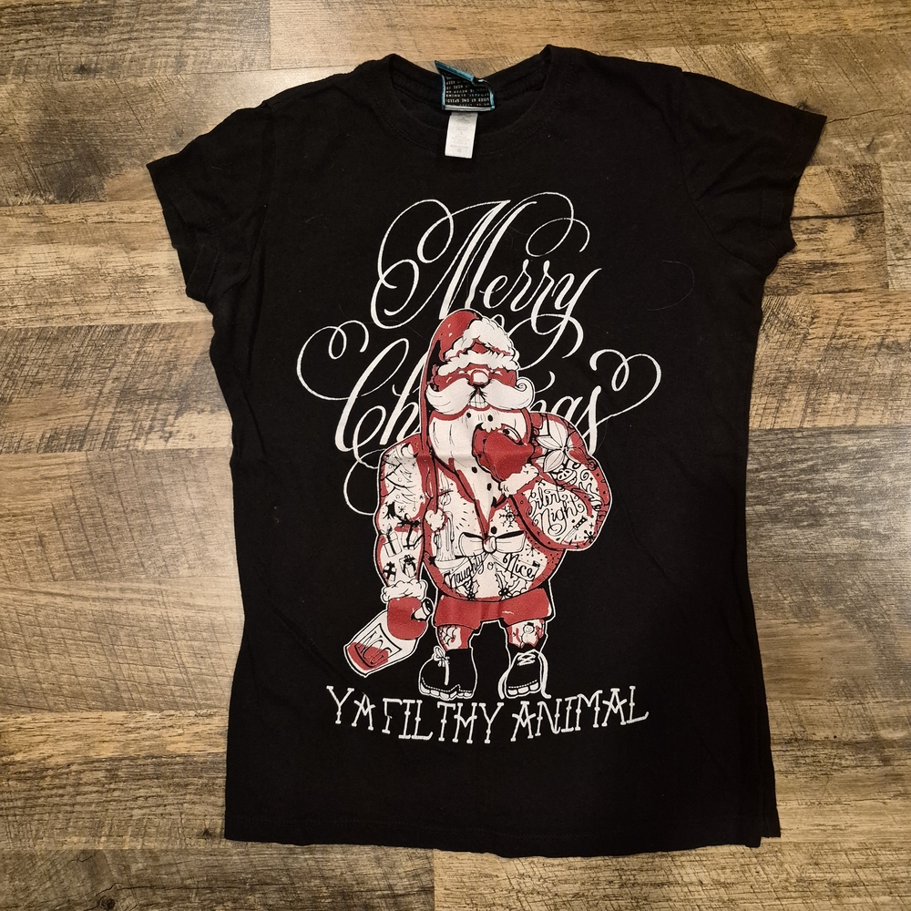 Black Merry Christmas T-Shirt